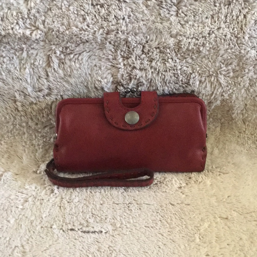 Lucky Brand Red Clutch Wallet